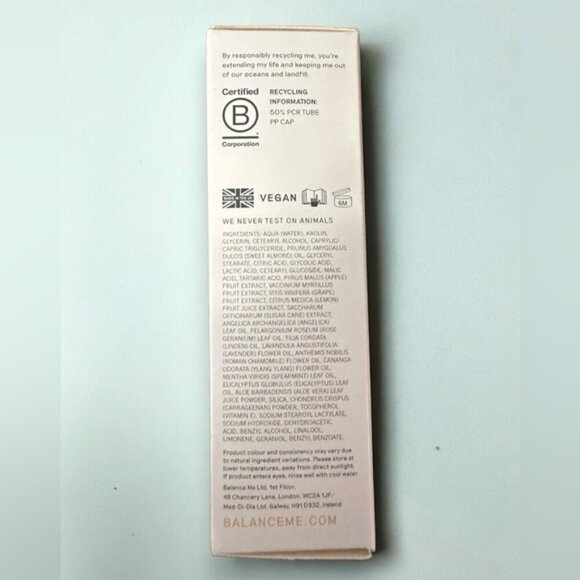 🆕 NWT Balance Me GLOW + REPAIR AHA GLOW MASK 50ML - Picture 7 of 8